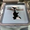 Orca Moon Embroidered Sweatshirt – Killer Whale Hoodie, Ocean Wildlife Embroidery, Marine-Inspired Gift